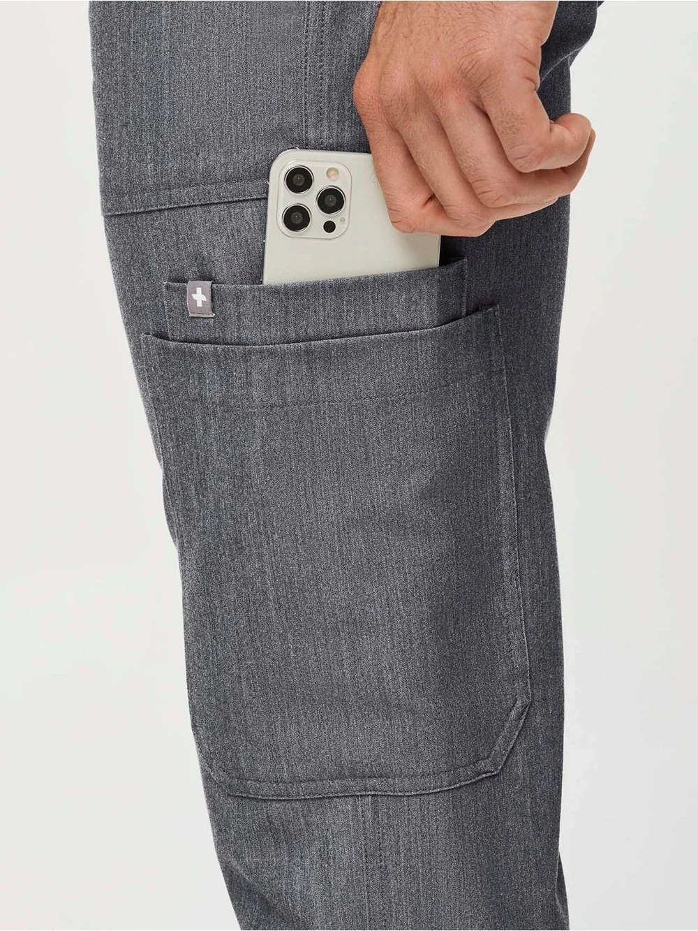NWT Figs Men’s Graphite Gray Cairo Cargo Straight-Leg Scrub Pants Size XL